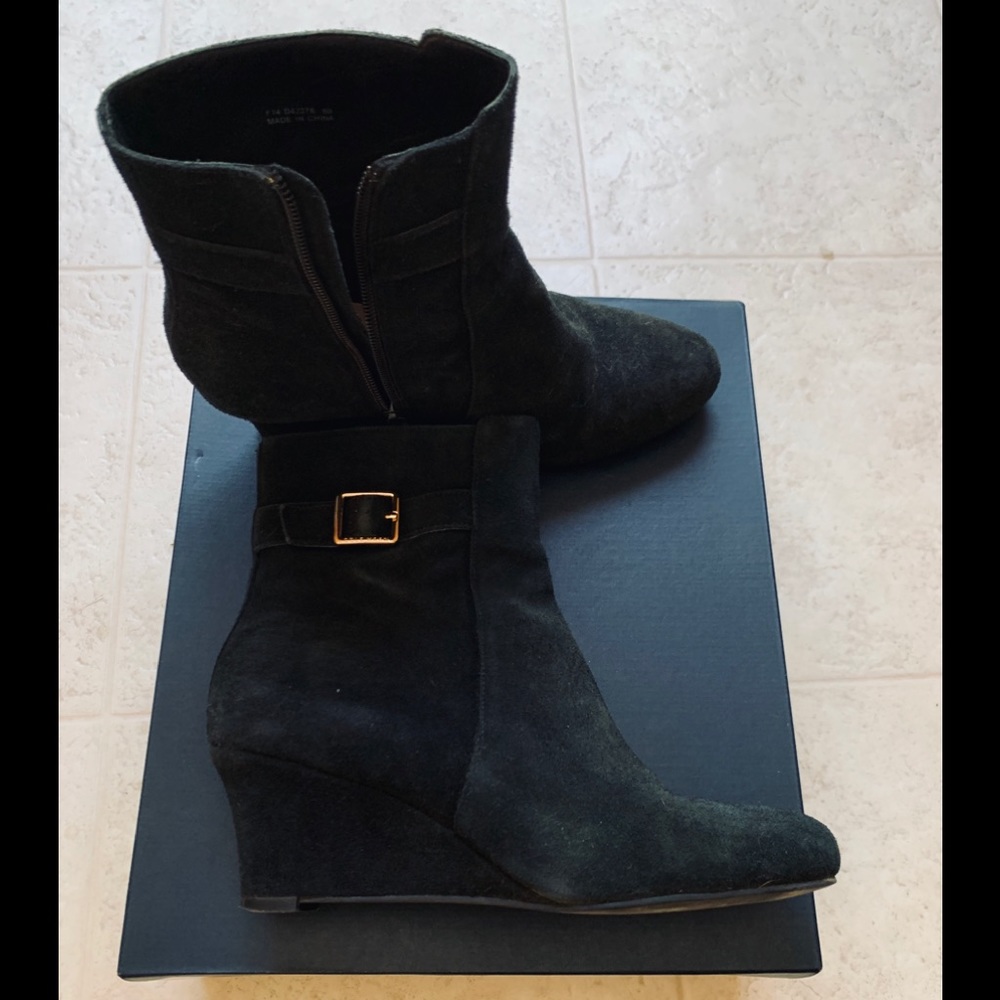 Cole Haan Ankle Suede Boots - Waterproof-Wedge